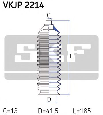 SKF VKJP 2214 Комплект пылника, рулевое управление для HONDA (Хонда) SKF VKJP 2214 Комплект пылника, рулевое управление для HONDA (Хонда)