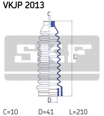 SKF VKJP 2013 Комплект пылника, рулевое управление для VOLKSWAGEN CORSAR (Фольксваген Cорсар) SKF VKJP 2013 Комплект пылника, рулевое управление для VOLKSWAGEN CORSAR (Фольксваген Cорсар)