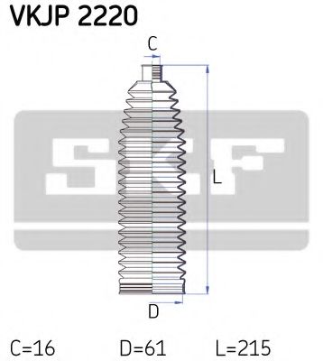 SKF VKJP 2220 Комплект пылника, рулевое управление для RENAULT (Рено) SKF VKJP 2220 Комплект пылника, рулевое управление для RENAULT (Рено)