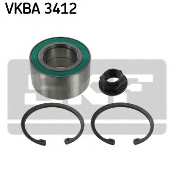 SKF VKBA 3412 Комплект подшипника ступицы колеса для SAAB 9-3 (Сааб 9-3) SKF VKBA 3412 Комплект подшипника ступицы колеса для SAAB 9-3 (Сааб 9-3)