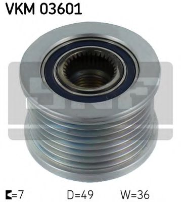 SKF VKM 03601 Механизм свободного хода генератора для RENAULT TRAFIC II (Рено Трафик 2) SKF VKM 03601 Механизм свободного хода генератора для RENAULT TRAFIC II (Рено Трафик 2)