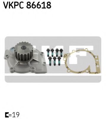 SKF VKPC 86618 Водяной насос для VOLVO C70 II (Вольво C70 2) SKF VKPC 86618 Водяной насос для VOLVO C70 II (Вольво C70 2)