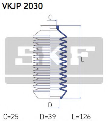 SKF VKJP 2030 Комплект пылника, рулевое управление для VOLKSWAGEN SCIROCCO (Фольксваген Сcироccо) SKF VKJP 2030 Комплект пылника, рулевое управление для VOLKSWAGEN SCIROCCO (Фольксваген Сcироccо)