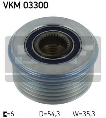 SKF VKM 03300 Механизм свободного хода генератора для LANCIA ZETA (Лансиа/лянча Зэта) SKF VKM 03300 Механизм свободного хода генератора для LANCIA ZETA (Лансиа/лянча Зэта)