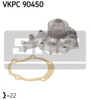 SKF VKPC 90450 Водяной насос для CHEVROLET LOVA (Шевроле Лоvа) SKF VKPC 90450 Водяной насос для CHEVROLET LOVA (Шевроле Лоvа)