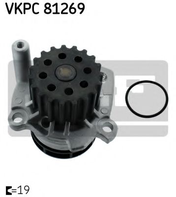 SKF VKPC 81269 Водяной насос для SEAT (Сеат) SKF VKPC 81269 Водяной насос для SEAT (Сеат)