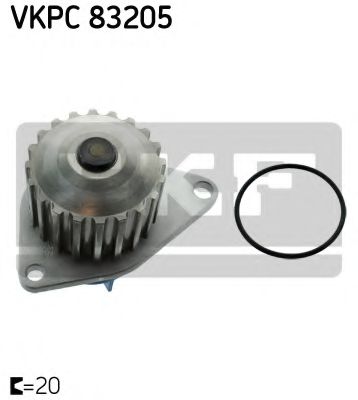 SKF VKPC 83205 Водяной насос для CITROËN BERLINGO (CитроËн Берлинго) SKF VKPC 83205 Водяной насос для CITROËN BERLINGO (CитроËн Берлинго)