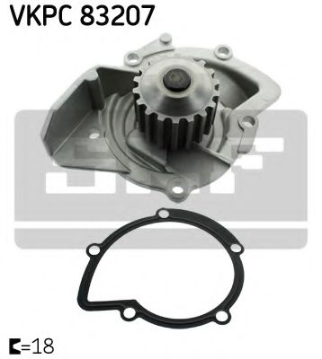 SKF VKPC 83207 Водяной насос для FORD ESCAPE II (Форд Эскейп 2) SKF VKPC 83207 Водяной насос для FORD ESCAPE II (Форд Эскейп 2)