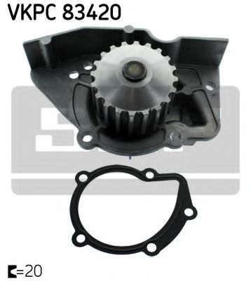SKF VKPC 83420 Водяной насос для ROVER 400 (Ровер 400) SKF VKPC 83420 Водяной насос для ROVER 400 (Ровер 400)