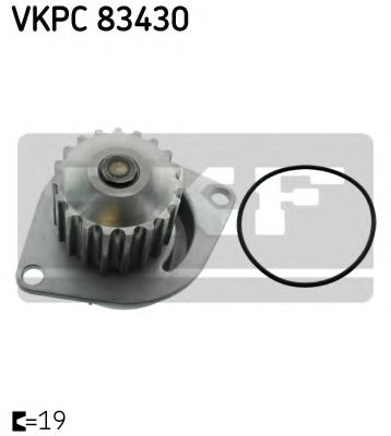 SKF VKPC 83430 Водяной насос для PEUGEOT 207 (Пежо 207) SKF VKPC 83430 Водяной насос для PEUGEOT 207 (Пежо 207)