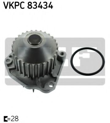 SKF VKPC 83434 Водяной насос для PEUGEOT 607 (Пежо 607) SKF VKPC 83434 Водяной насос для PEUGEOT 607 (Пежо 607)