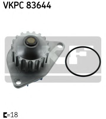 SKF VKPC 83644 Водяной насос для CITROËN BERLINGO (CитроËн Берлинго) SKF VKPC 83644 Водяной насос для CITROËN BERLINGO (CитроËн Берлинго)