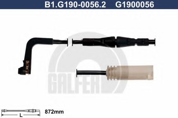 GALFER B1.G190-0056.2 Сигнализатор, износ тормозных колодок для BMW (Бмв) GALFER B1.G190-0056.2 Сигнализатор, износ тормозных колодок для BMW (Бмв)