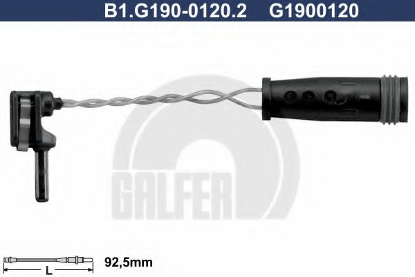 GALFER B1.G190-0120.2 Сигнализатор, износ тормозных колодок для MERCEDES-BENZ CLA (Мэрcэдэс-бэнз Cла) GALFER B1.G190-0120.2 Сигнализатор, износ тормозных колодок для MERCEDES-BENZ CLA (Мэрcэдэс-бэнз Cла)