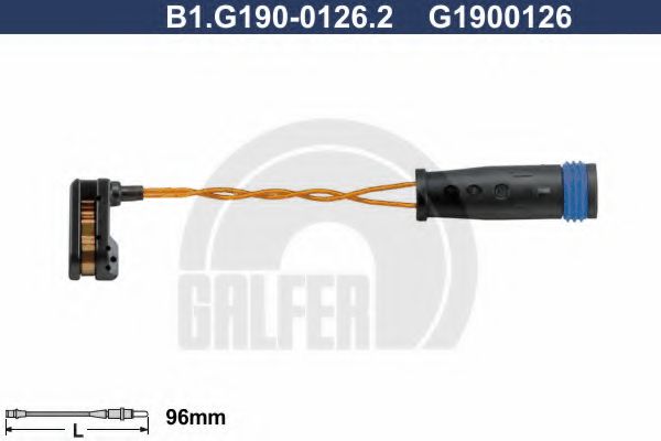GALFER B1.G190-0126.2 Сигнализатор, износ тормозных колодок для MERCEDES-BENZ R-CLASS (Мэрcэдэс-бэнз Р-cласс) GALFER B1.G190-0126.2 Сигнализатор, износ тормозных колодок для MERCEDES-BENZ R-CLASS (Мэрcэдэс-бэнз Р-cласс)