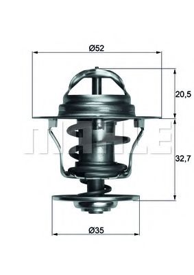 BEHR TX 12 88D Термостат, охлаждающая жидкость для FORD FIESTA (Форд Фиэста) BEHR TX 12 88D Термостат, охлаждающая жидкость для FORD FIESTA (Форд Фиэста)