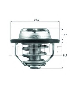 BEHR TX 122 82 Термостат, охлаждающая жидкость для CHEVROLET CAPTIVA (Шевроле Каптива) BEHR TX 122 82 Термостат, охлаждающая жидкость для CHEVROLET CAPTIVA (Шевроле Каптива)