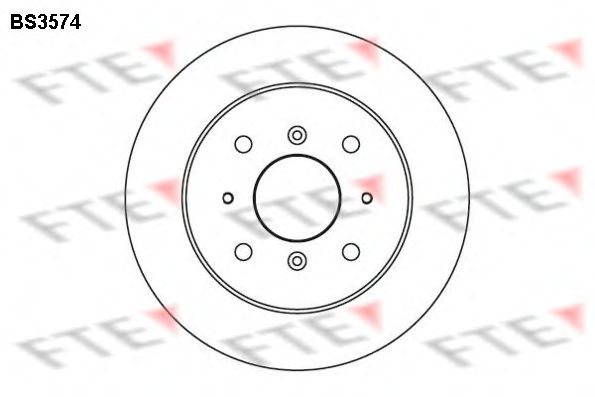 FTE BS3574 Тормозной диск для HONDA LEGEND I (Хонда Лэгэнд и) FTE BS3574 Тормозной диск для HONDA LEGEND I (Хонда Лэгэнд и)