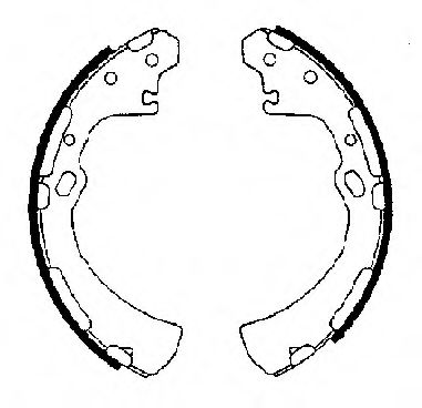 FTE BB1119A1 Тормозные колодоки для NISSAN URVAN (Ниссан Урvан) FTE BB1119A1 Тормозные колодоки для NISSAN URVAN (Ниссан Урvан)