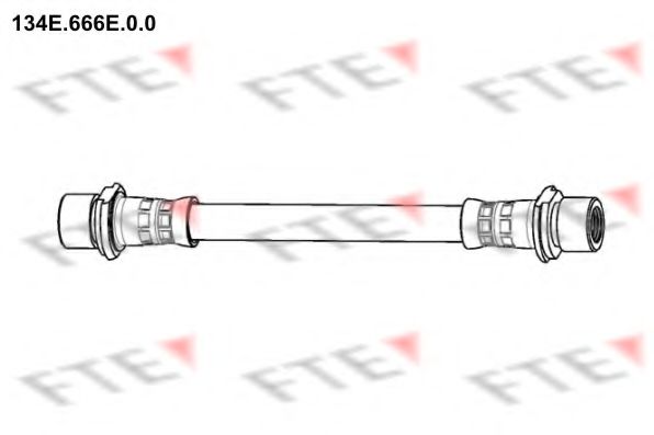 FTE 134E.666E.0.0 Тормозной шланг для TOYOTA (Тойота/тоета) FTE 134E.666E.0.0 Тормозной шланг для TOYOTA (Тойота/тоета)
