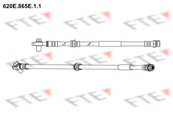 FTE 620E.865E.1.1 Тормозной шланг для AUDI TT (Ауди Тт) FTE 620E.865E.1.1 Тормозной шланг для AUDI TT (Ауди Тт)