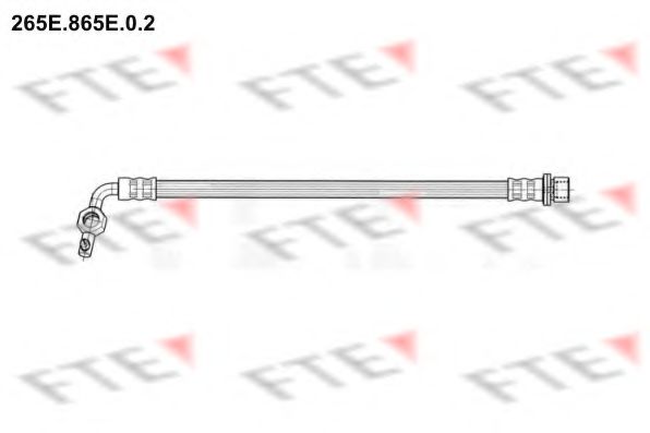 FTE 265E.865E.0.2 Тормозной шланг для TOYOTA RAV 4 II (Тойота/тоета Рав 4 2) FTE 265E.865E.0.2 Тормозной шланг для TOYOTA RAV 4 II (Тойота/тоета Рав 4 2)