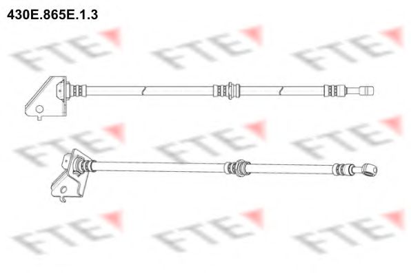 FTE 430E.865E.1.3 Тормозной шланг для HYUNDAI TUCSON (Хендай Туксон) FTE 430E.865E.1.3 Тормозной шланг для HYUNDAI TUCSON (Хендай Туксон)
