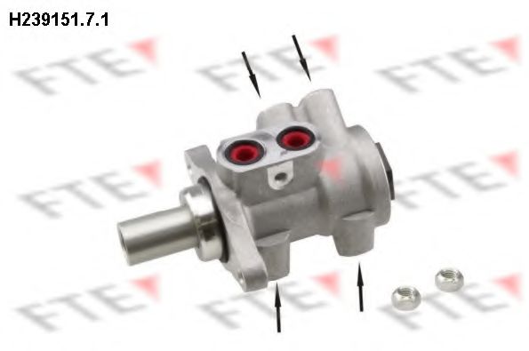 FTE H239151.7.1 Главный тормозной цилиндр для FORD FIESTA V (Форд Фиеста 5) FTE H239151.7.1 Главный тормозной цилиндр для FORD FIESTA V (Форд Фиеста 5)
