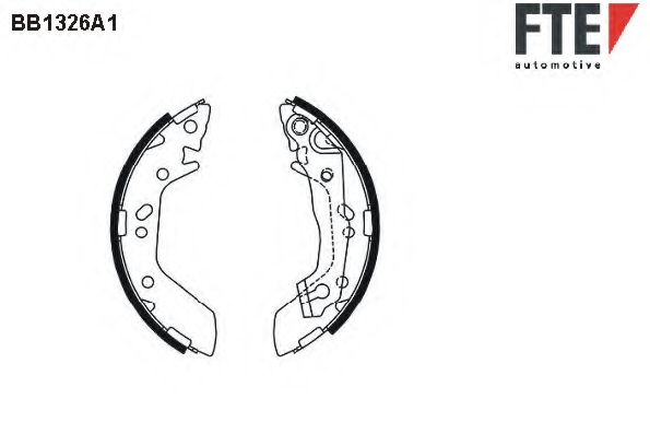 FTE BB1326A1 Тормозные колодоки для HYUNDAI VERNA II (Хендай Vэрна 2) FTE BB1326A1 Тормозные колодоки для HYUNDAI VERNA II (Хендай Vэрна 2)