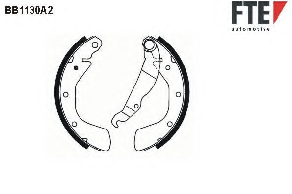 FTE BB1130A2 Тормозные колодоки для OPEL CORSA A (Опель Cорса а) FTE BB1130A2 Тормозные колодоки для OPEL CORSA A (Опель Cорса а)