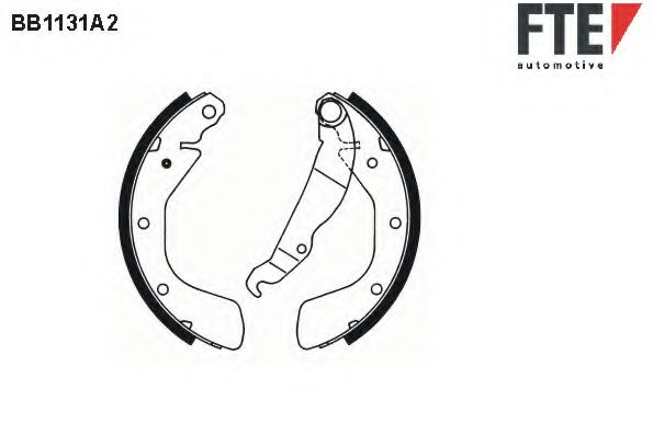FTE BB1131A2 Тормозные колодоки для DAEWOO (Дэу)