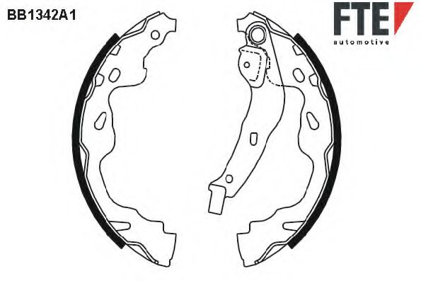 FTE BB1342A1 Тормозные колодоки для TOYOTA ECHO (Тойота/тоета Эчо) FTE BB1342A1 Тормозные колодоки для TOYOTA ECHO (Тойота/тоета Эчо)