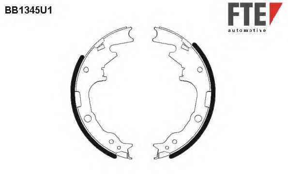 FTE BB1345U1 Тормозные колодоки для JEEP (Джип) FTE BB1345U1 Тормозные колодоки для JEEP (Джип)
