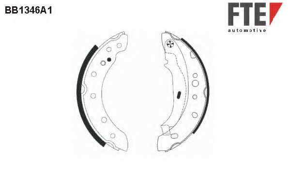 FTE BB1346A1 Тормозные колодоки для PEUGEOT 206 SW (Пежо 206 св) FTE BB1346A1 Тормозные колодоки для PEUGEOT 206 SW (Пежо 206 св)