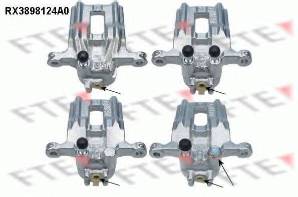 FTE RX3898124A0 Тормозной суппорт для HONDA SHUTTLE (Хонда Шуттлэ) FTE RX3898124A0 Тормозной суппорт для HONDA SHUTTLE (Хонда Шуттлэ)
