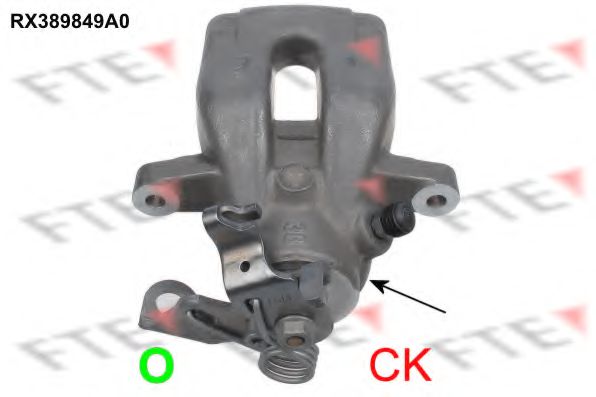 FTE RX389849A0 Тормозной суппорт для PEUGEOT 308 (Пежо 308) FTE RX389849A0 Тормозной суппорт для PEUGEOT 308 (Пежо 308)