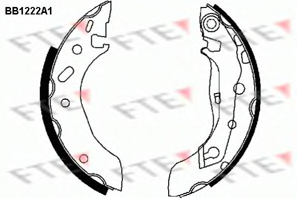 FTE BB1222A1 Тормозные колодоки для MAZDA SOHO III (Мазда Сохо 3) FTE BB1222A1 Тормозные колодоки для MAZDA SOHO III (Мазда Сохо 3)
