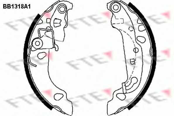 FTE BB1318A1 Тормозные колодоки для MAZDA SOHO III (Мазда Сохо 3) FTE BB1318A1 Тормозные колодоки для MAZDA SOHO III (Мазда Сохо 3)