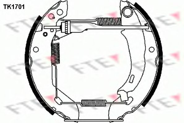 FTE TK1701 Тормозные колодоки для RENAULT ALLIANCE (Рено Аллианcэ) FTE TK1701 Тормозные колодоки для RENAULT ALLIANCE (Рено Аллианcэ)
