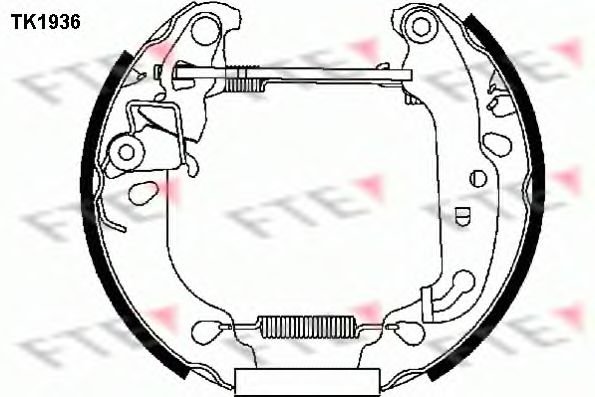 FTE TK1936 Тормозные колодоки для MAZDA SOHO III (Мазда Сохо 3) FTE TK1936 Тормозные колодоки для MAZDA SOHO III (Мазда Сохо 3)