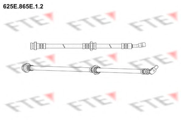 FTE 625E.865E.1.2 Тормозной шланг для NISSAN DUALIS (Ниссан Дуалис) FTE 625E.865E.1.2 Тормозной шланг для NISSAN DUALIS (Ниссан Дуалис)