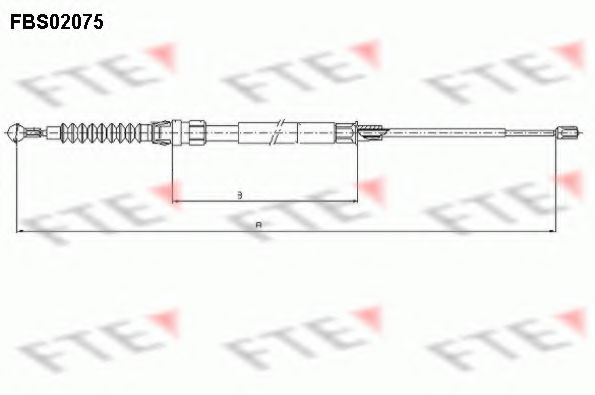 FTE FBS02075 Трос, стояночная тормозная система для VOLKSWAGEN BORA / JETTA V (1K5), GOLF V Variant (1K5), JETTA V (1K5), VENTO V (1K5) 1.4 TSI FTE FBS02075 Трос, стояночная тормозная система для VOLKSWAGEN BORA / JETTA V (1K5), GOLF V Variant (1K5), JETTA V (1K5), VENTO V (1K5) 1.4 TSI