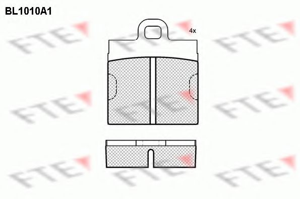 FTE BL1010A1 Тормозные колодки для VOLKSWAGEN (Фольксваген) FTE BL1010A1 Тормозные колодки для VOLKSWAGEN (Фольксваген)