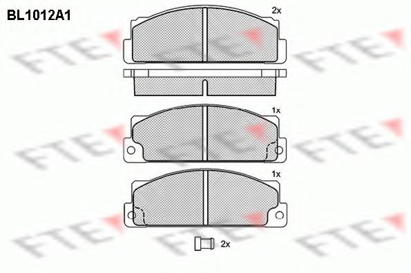 FTE BL1012A1 Тормозные колодки для FIAT SUPERBRAVO (Фиат Супербраvо) FTE BL1012A1 Тормозные колодки для FIAT SUPERBRAVO (Фиат Супербраvо)