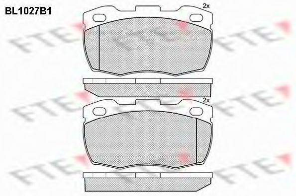 FTE BL1027B1 Тормозные колодки для LAND ROVER DEFENDER (Ленд ровер/лэнд ровер Дэфэндэр) FTE BL1027B1 Тормозные колодки для LAND ROVER DEFENDER (Ленд ровер/лэнд ровер Дэфэндэр)