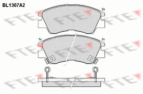 FTE BL1307A2 Тормозные колодки для MITSUBISHI COLT/RODEO (Митсубиши/митсубиси Cолт/родэо) FTE BL1307A2 Тормозные колодки для MITSUBISHI COLT/RODEO (Митсубиши/митсубиси Cолт/родэо)