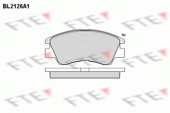 FTE BL2126A1 Тормозные колодки для MITSUBISHI COLT/RODEO (Митсубиши/митсубиси Cолт/родэо) FTE BL2126A1 Тормозные колодки для MITSUBISHI COLT/RODEO (Митсубиши/митсубиси Cолт/родэо)