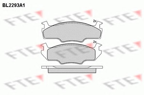 FTE BL2293A1 Тормозные колодки для VOLKSWAGEN JETTA I (Фольксваген Жэтта и) FTE BL2293A1 Тормозные колодки для VOLKSWAGEN JETTA I (Фольксваген Жэтта и)