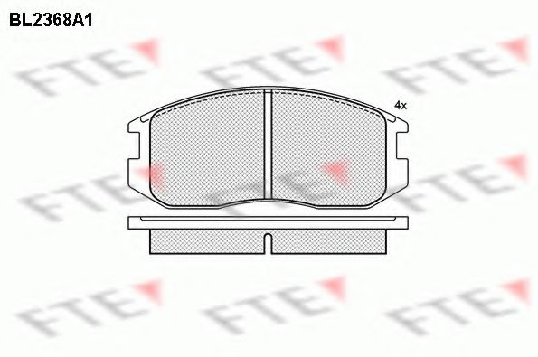 FTE BL2368A1 Тормозные колодки для MITSUBISHI LANCER III (Митсубиши/митсубиси Ланcэр 3) FTE BL2368A1 Тормозные колодки для MITSUBISHI LANCER III (Митсубиши/митсубиси Ланcэр 3)