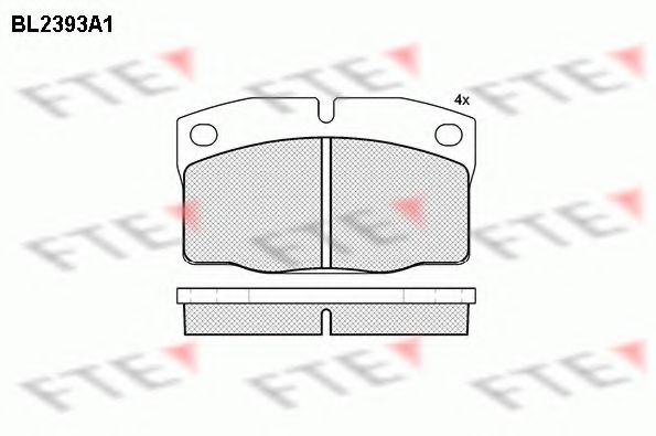 FTE BL2393A1 Тормозные колодки для DAEWOO (Дэу) FTE BL2393A1 Тормозные колодки для DAEWOO (Дэу)